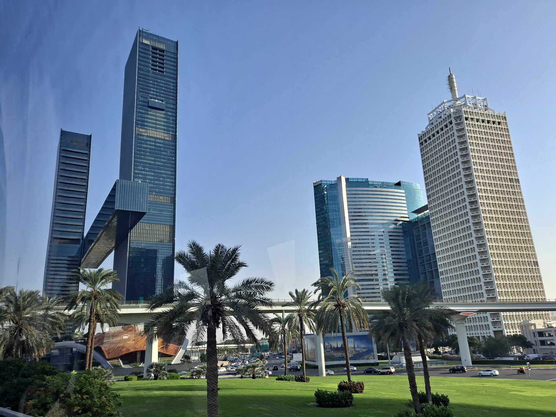 Emirates Towers and Sheikh Zayed Road, Dubai